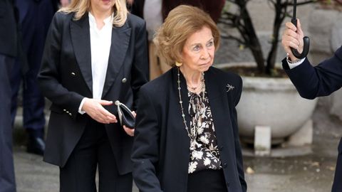 La reina Sofa acudi el pasado lunes a la misa funeral en memoria de Fernando Gmez-Acebo y Borbn