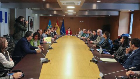Reunin para reformas las directrices sectoriales del comercio, en Oviedo