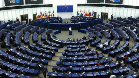 Vista general del Parlamento Europeo, en una imagen de archivo.