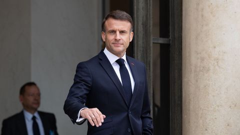 El presidente francs, Emmanuel Macron, el 19 de abril en Pars.