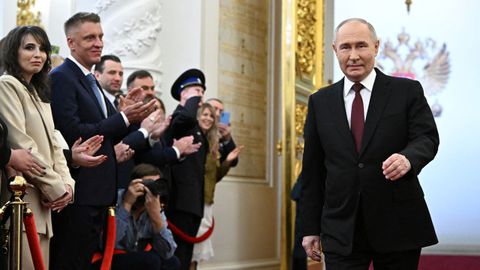 Putin, momentos antes de su toma de posesin