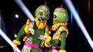La pareja de alienígenas durante su última actuación en Mask Singer