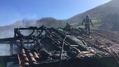 Incendio sofocado en un pajar de Quir�s
