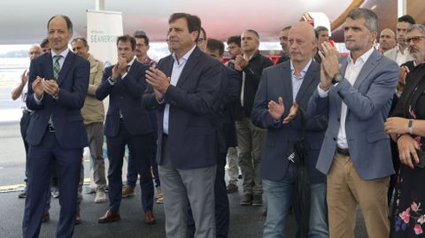 Invitados en el acto de Navantia Fene