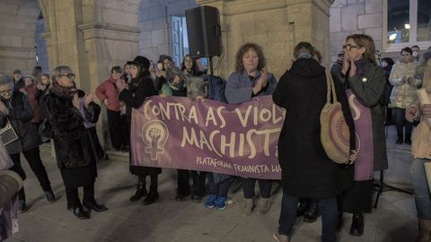 Miles de lucenses se echaron a la calle para recordar a Cristina Cabo, la mujer asesinada en Lugo