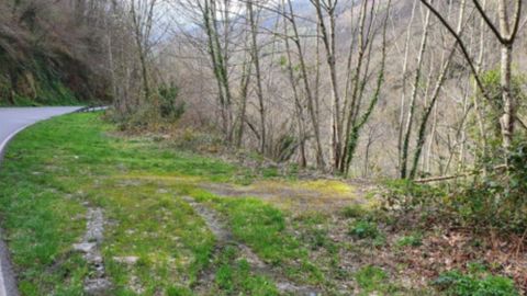 Lugar en el que se encuentra la fosa de Bimeda, en Cangas del Narcea