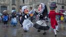 La Festa da Ascensión vuelve a Santiago con sus cabezudos, títeres y conciertos
