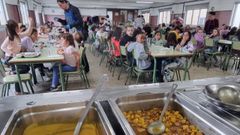 Alumnos del CEIP José María Lage, de Ortigueira, degustan menús elaborados con productos de la huerta local