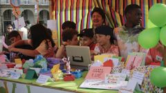 El Mercado da Semente vuelve a triunfar en A Corua con medio centenar de escolares