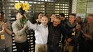 Jcome celebra los resultados de su partido, Democracia Ourensana.