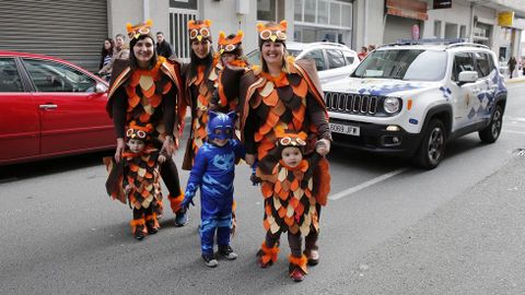 Desfile infantil en Xinzo de Limia