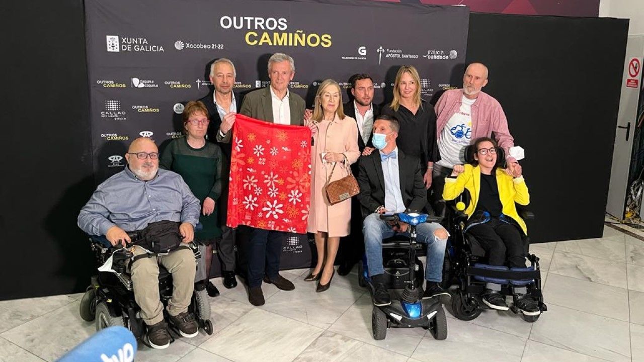 Presentación del documental «Outros Camiños» en los Cines Callao de Madrid.