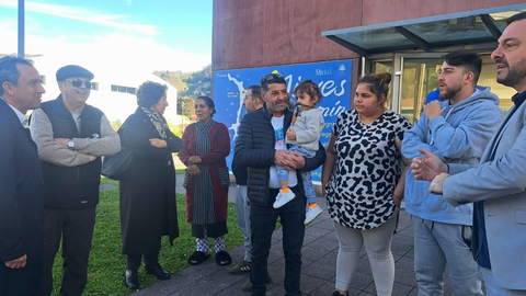 Reunión con afectados de la explosión de Mieres