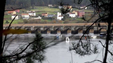Ponte Nafonso, entre los concellos de Outes y Noia, A Corua