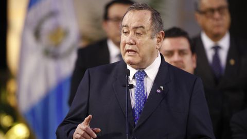 El expresidente de Guatemala Alejandro Giammattei (2020-2024).