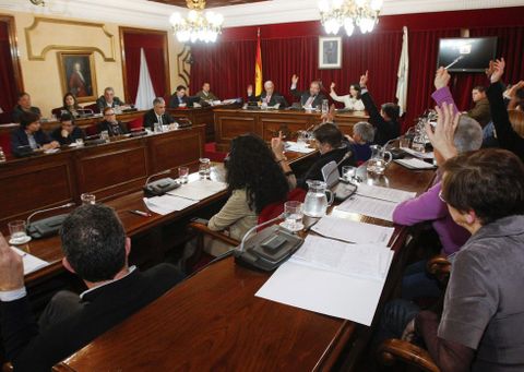 El PP vot en contra de la propuesta defendida por PSOE y BNG (foto) para reprobar a Mosquera. 