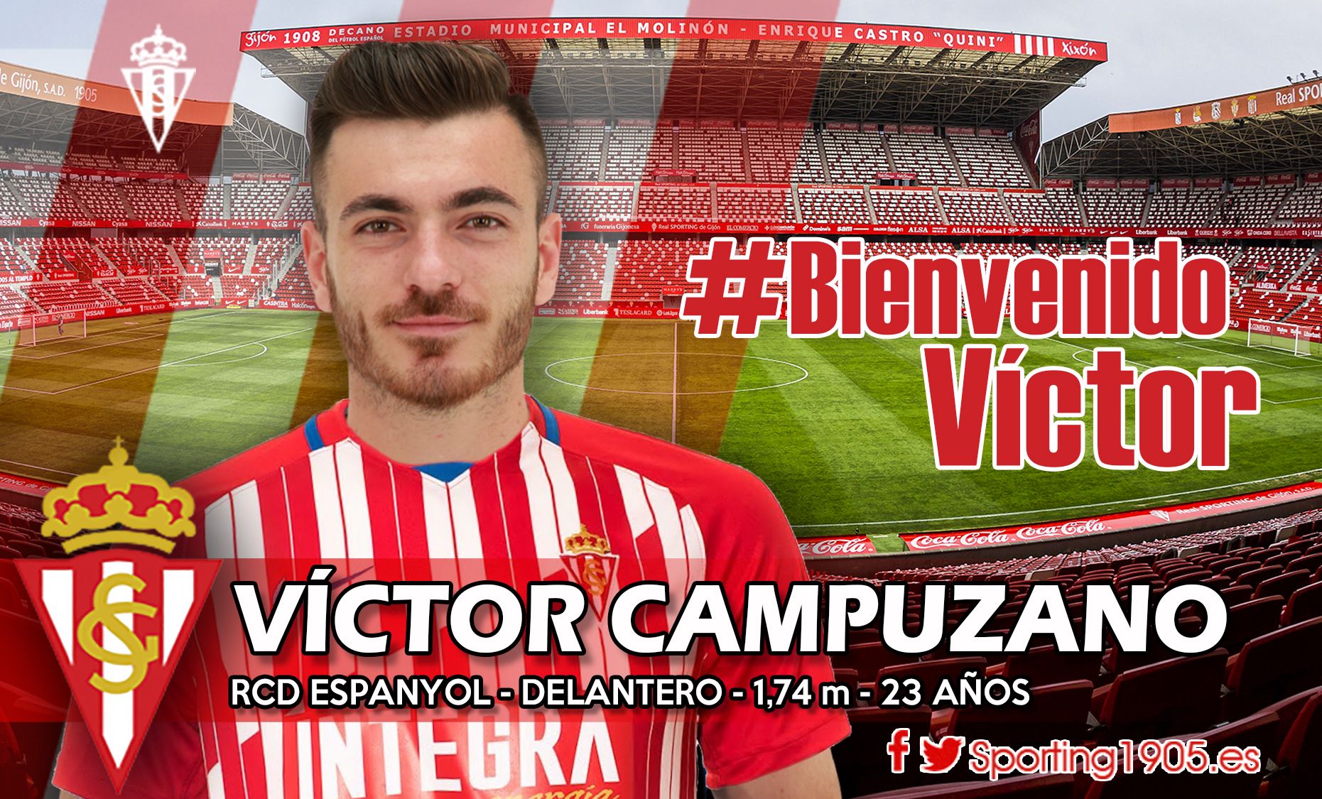 Directo: Presentaci?�n de Campuzano en el Sporting