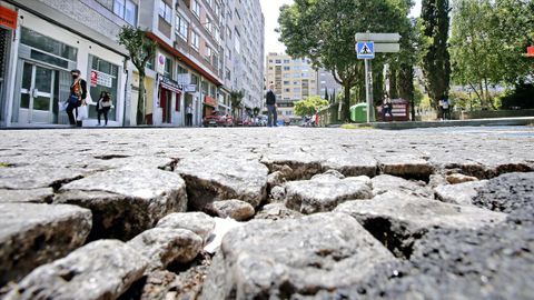 Con la reforma de los viales perimetrales, desaparecerán los adoquines de la plaza de Barcelos