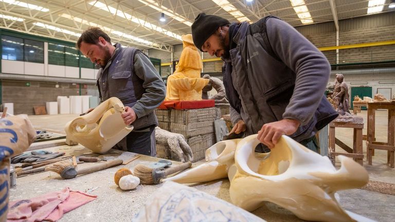 Cantero, un oficio sin paro: «Tenemos todo el trabajo que queremos y más»