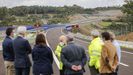 Imagen de la inauguración del tramo A Barrela-San Martiño de la autovía Lugo-Ourense