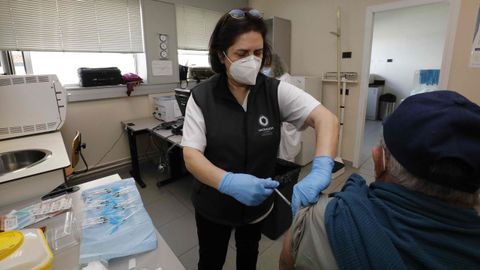 La campaa de vacunacin del covid-19 para mayores de 80 arranc el pasado lunes en la comarca