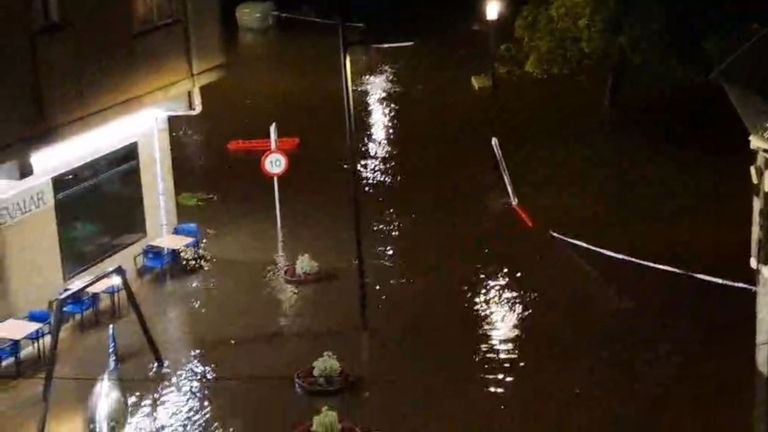 El río Miñor da un respiro a Gondomar tras una noche difícil
