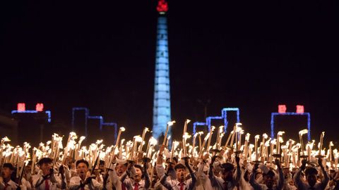 Celebracin en Corea del Norte por el 70 aniversario de la fundacin de la repblica