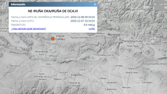 Informacin registrada por el Instituto Geogrfico Nacional