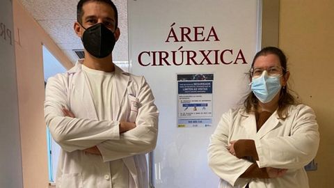 Carlos Velasco y María García Vieites, cirujanos cardíacos del Chuac