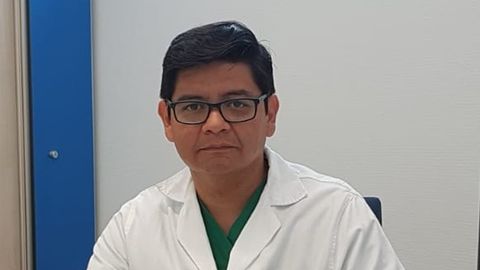 Raymundo Ocaranza, hemodinamista en el HULA