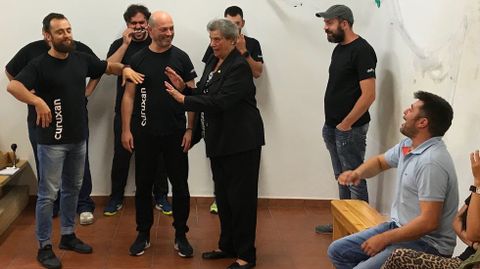 El grupo de teatro Curuxn actu hace unos meses en San Romn de O Vicedo