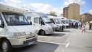 El área de autocaravanas de Oviedo.El área de autocaravanas de Oviedo