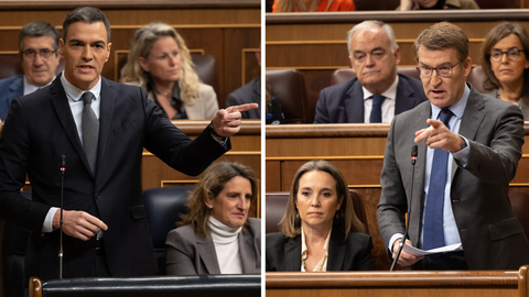 S�nchez y Feij�o se enfrentan en el Congreso por el caso Koldo