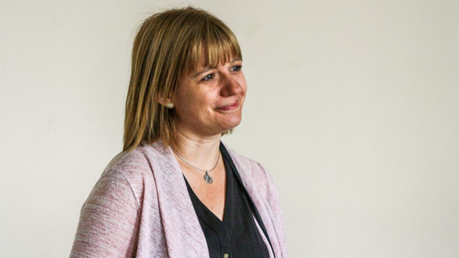 Mamen Horno, profesora de Ling��stica General en la Universidad de Zaragoza.