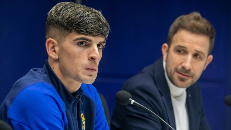 Santiago Homenchenko, junto a Agustín Lleida