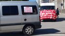 Los ambulantes llevarán a cabo este sábado una nueva protesta a bordo de sus vehículos por las calles de Pontevedra