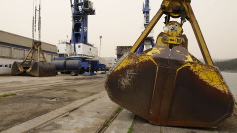 El puerto de Marín en la semana de huelga del transporte