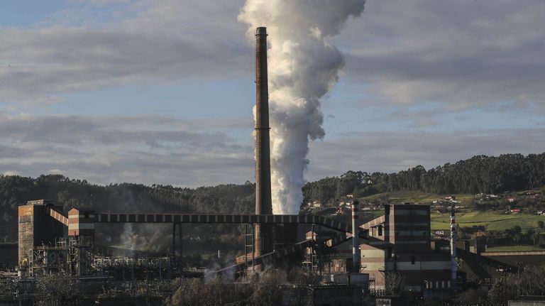 Vista de las instalaciones de ArcelorMittal en Gijón
