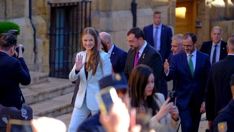 La Princesa Leonor recibe el ttulo de Alcaldesa Honoraria de Oviedo y la Medalla de Asturias