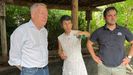 El concejal de Medio Ambiente, Aurelio Martn, la directora de comunicacin de Bioparc Valencia, Pepa Crespo, y el director del Bioparc de Valencia, Alejandro Beneit