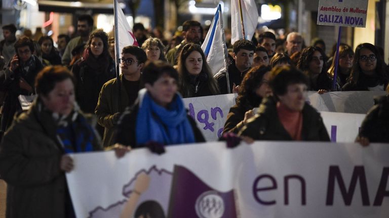 El 25N, un llamamiento contra la violencia machista en Pontevedra