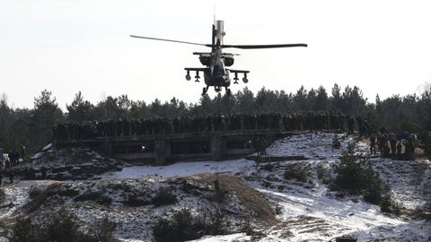 Ejercicios militares de la OTAN, este fin de semana, en la base letona de Adazi