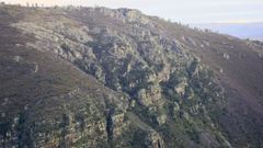 El pliegue geolgico de Campodola-Leixazs es uno de los parajes emblemticos del geoparque Montaas do Courel