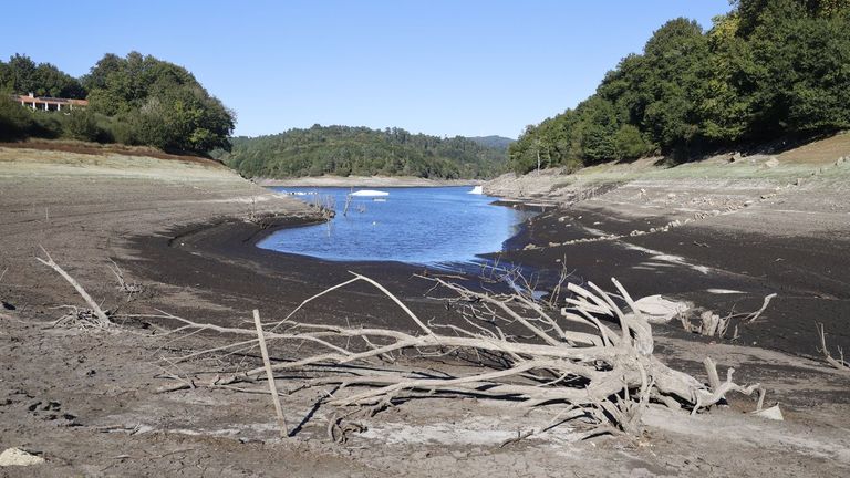 Los embalses de Galicia Costa ya están 26 puntos por debajo de los del Guadiana, en Andalucía