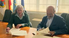 Marisol Morandeira y José Antonio Quiroga firmaron en días pasados el protocolo que recoge la inversión.