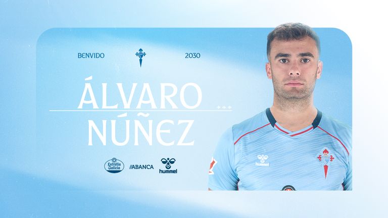 El Celta suma a su plantel al defensa Álvaro Núñez, tercer fichaje invernal