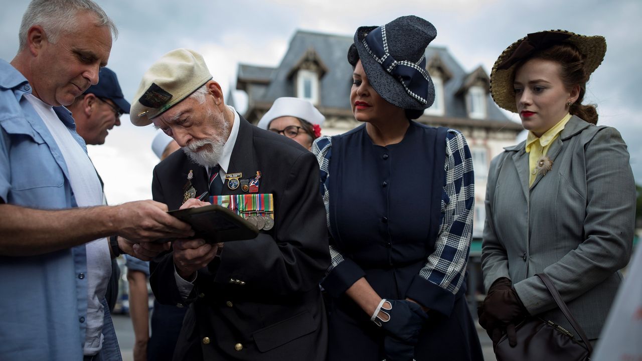 Un veterano britnico de la Segunda Guerra Mundial, Lewis Trinder