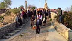 Entierro del brigadista muerto