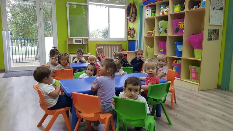 Imagen de archivo de una escuela infantil