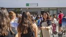 Alumnos del Elena García Armada de Jerez regresaron el viernes al centro, aunque no hubo clases